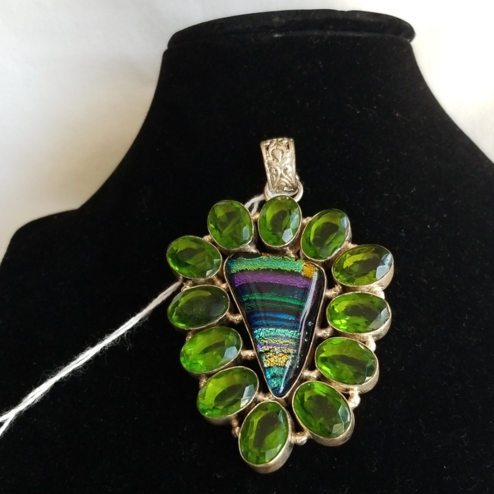 Beautiful Handmade Sterling Silver Peridot stones